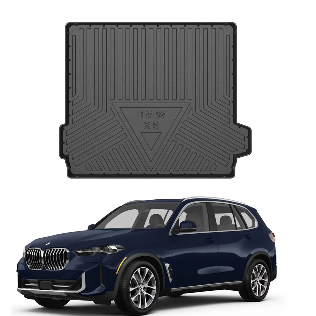 Floor X5 Cargo fit 2024 Accessory 2021 Liner Trunk for Cargo 2023 Mat X5 2020 2019 Tray All Black Rear 2022 Cover climate 2019-2024 ,