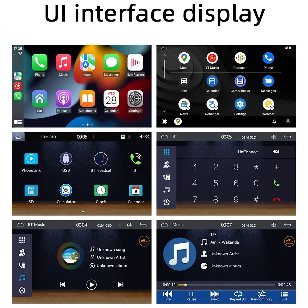 Android Dash Mirror Camera,BT Dash BT Waterproof Support 5 BT/TF Support MP5 Dual Dual Auto Link Pinnaco Inch Camera Player BT/TF BT Android Dazzduo Inch