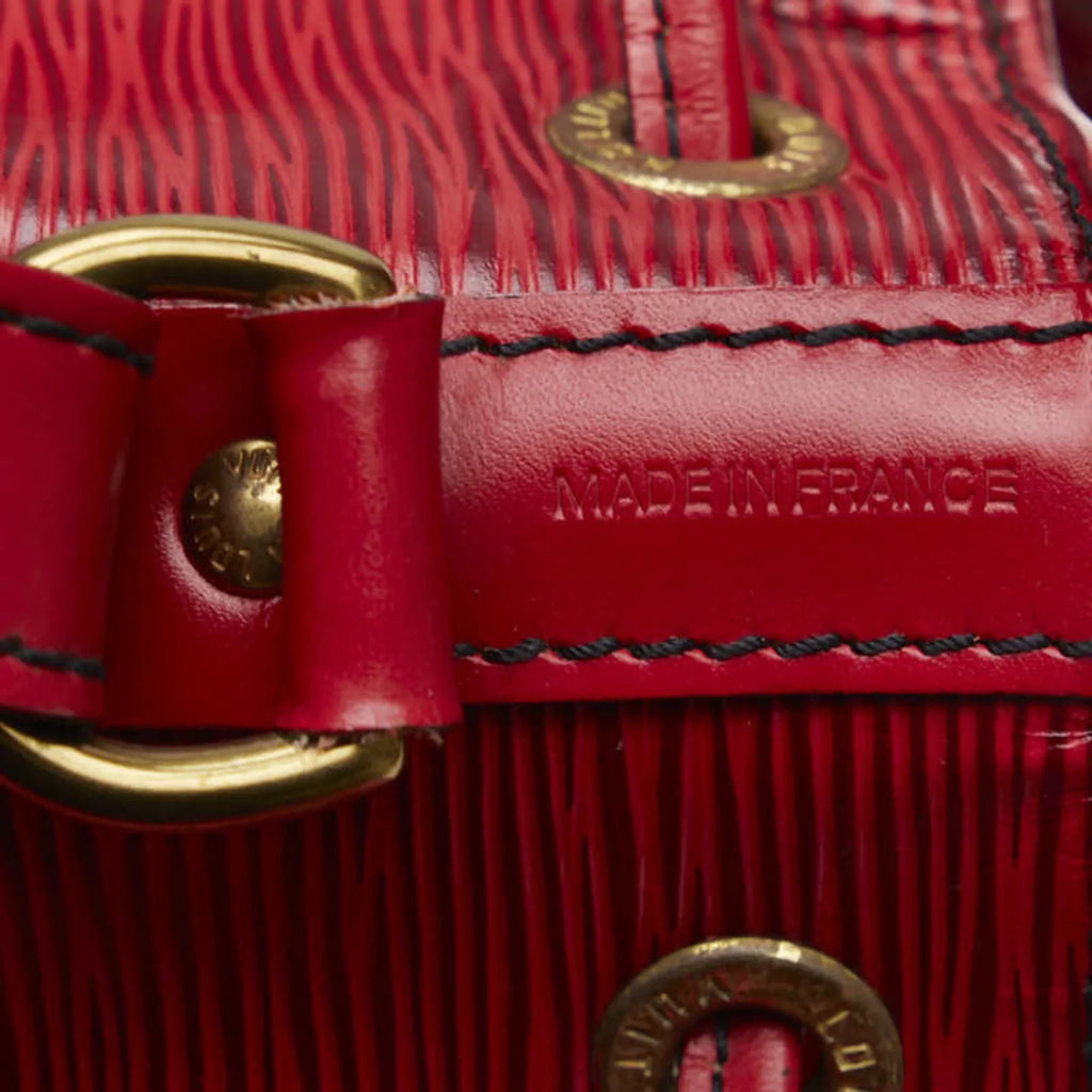 Epi Handbag Castilian Petit One M44107 Shoulder Pre-Owned Ladies (Good) Noe Leather Red Bag