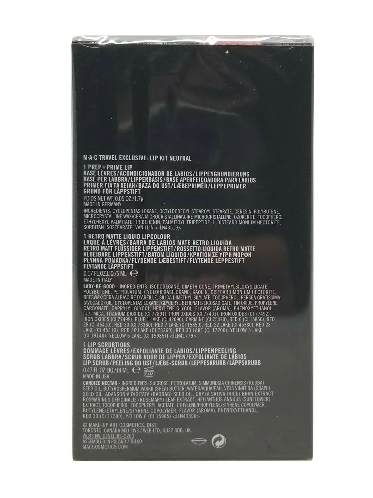 Kit Exclusive Neutral Travel MAC Lip