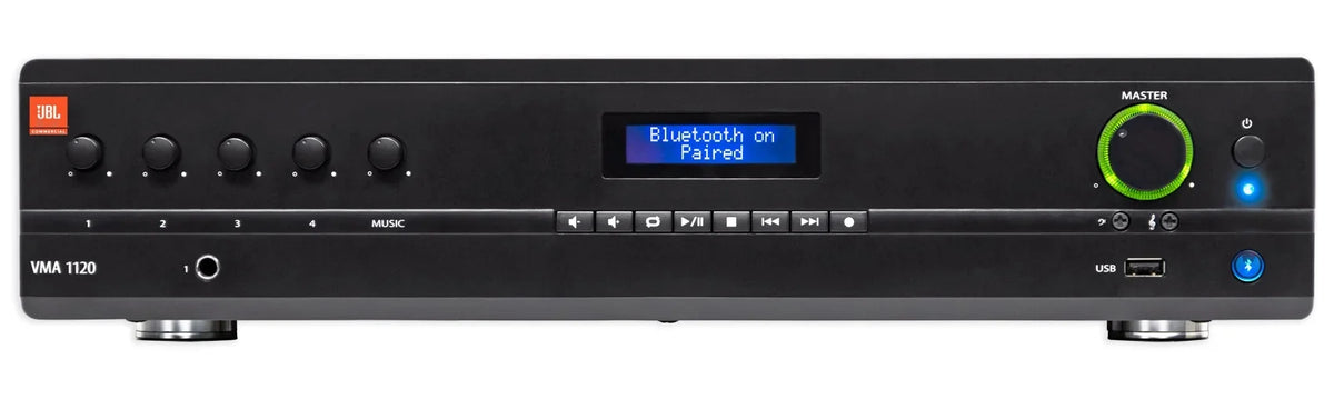 Wall Speakers VMA1120 Commercial/Restaurant JBL Bluetooth Mixer/Amplifier+6) 70v