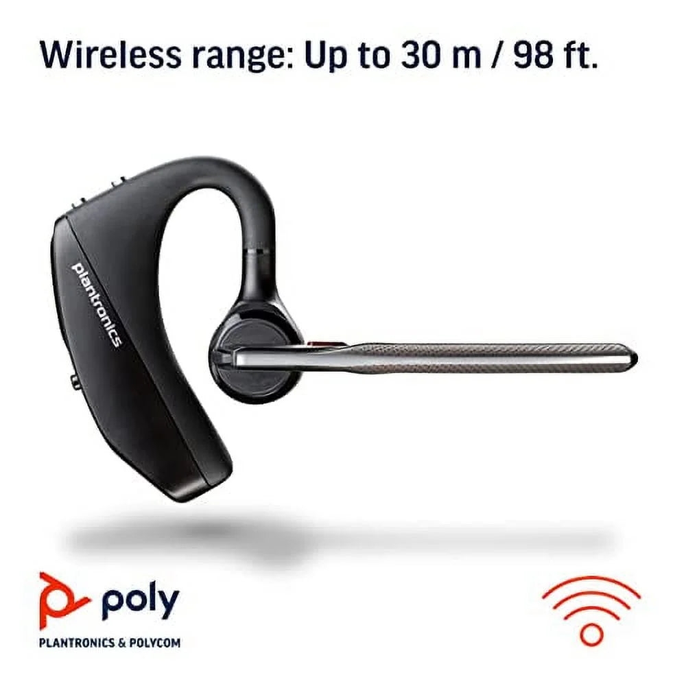 Noise to - more Voyager with - to Zoom Plantronics 5200 your Teams, & Compatible Headset PC - Works Bluetooth USB-A (Poly) and/or connect - Single-Ear - Mac UC Canceling (Monaural)