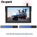 Backup Camera Rear for Back Campervans, Reverse Dual Five-Wheeled Camera Foxpark System Camera Dual for Motorhome Solar View with Trailer Camera Up 1080P RV