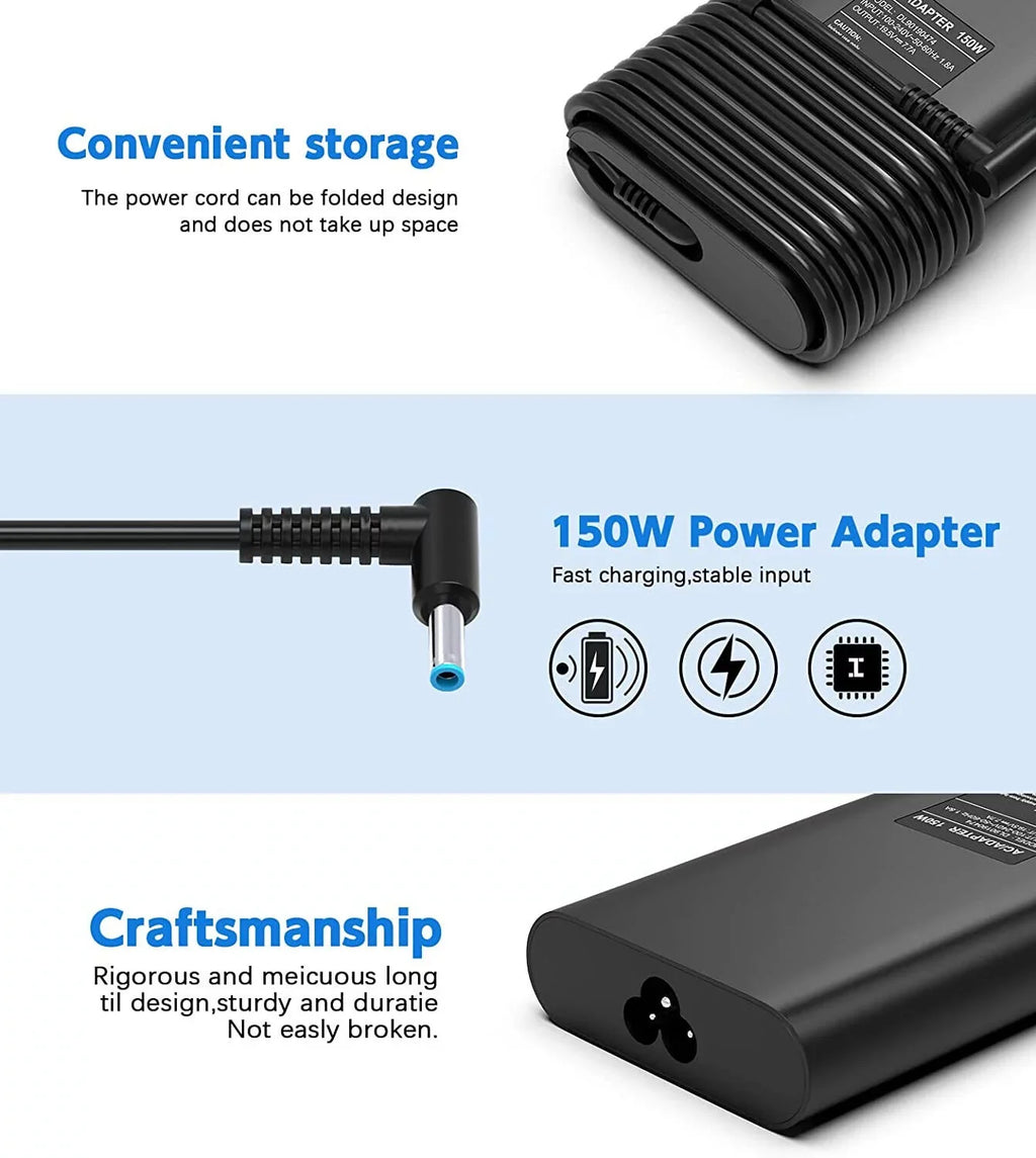 G4 15 G5 4.5*3mm Adapter Supply G6 Power Zbook 150W for Laptop G3 AC HP Charger JLLOM