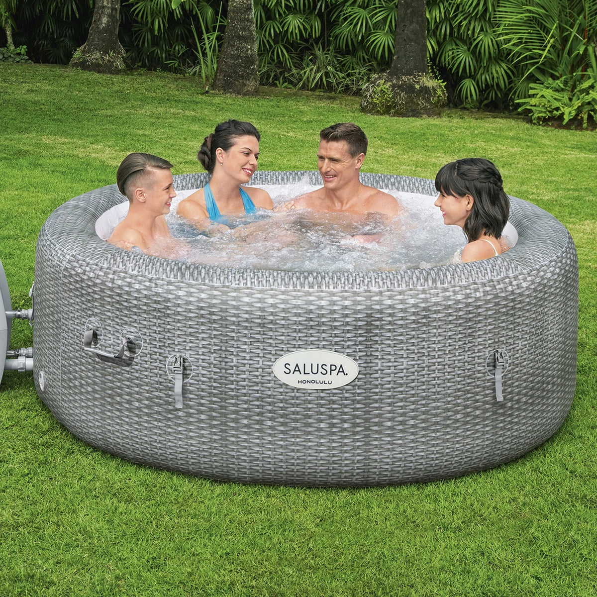 Coleman Honolulu Seat Bestway with Tub 4-Pack AirJet SaluSpa Spa Hot