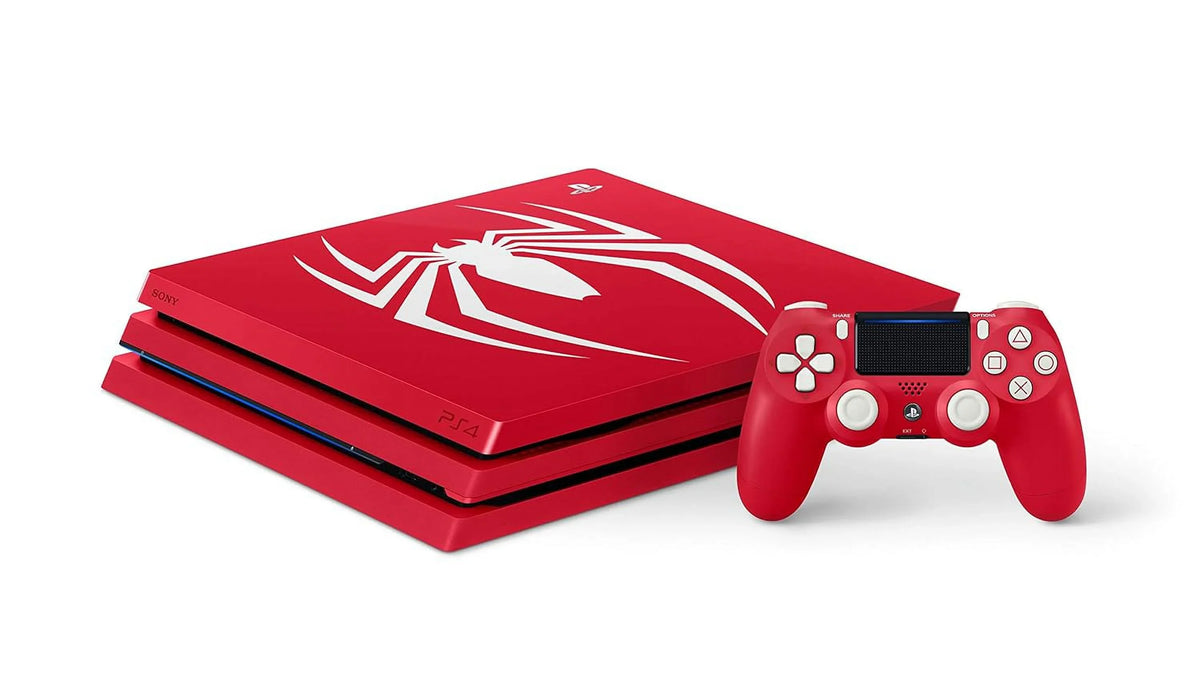 Spider-Man Pro (Refurbished) Console 4 [Discontinued] Bundle Edition Marvels PlayStation - () 1TB Restored Limited
