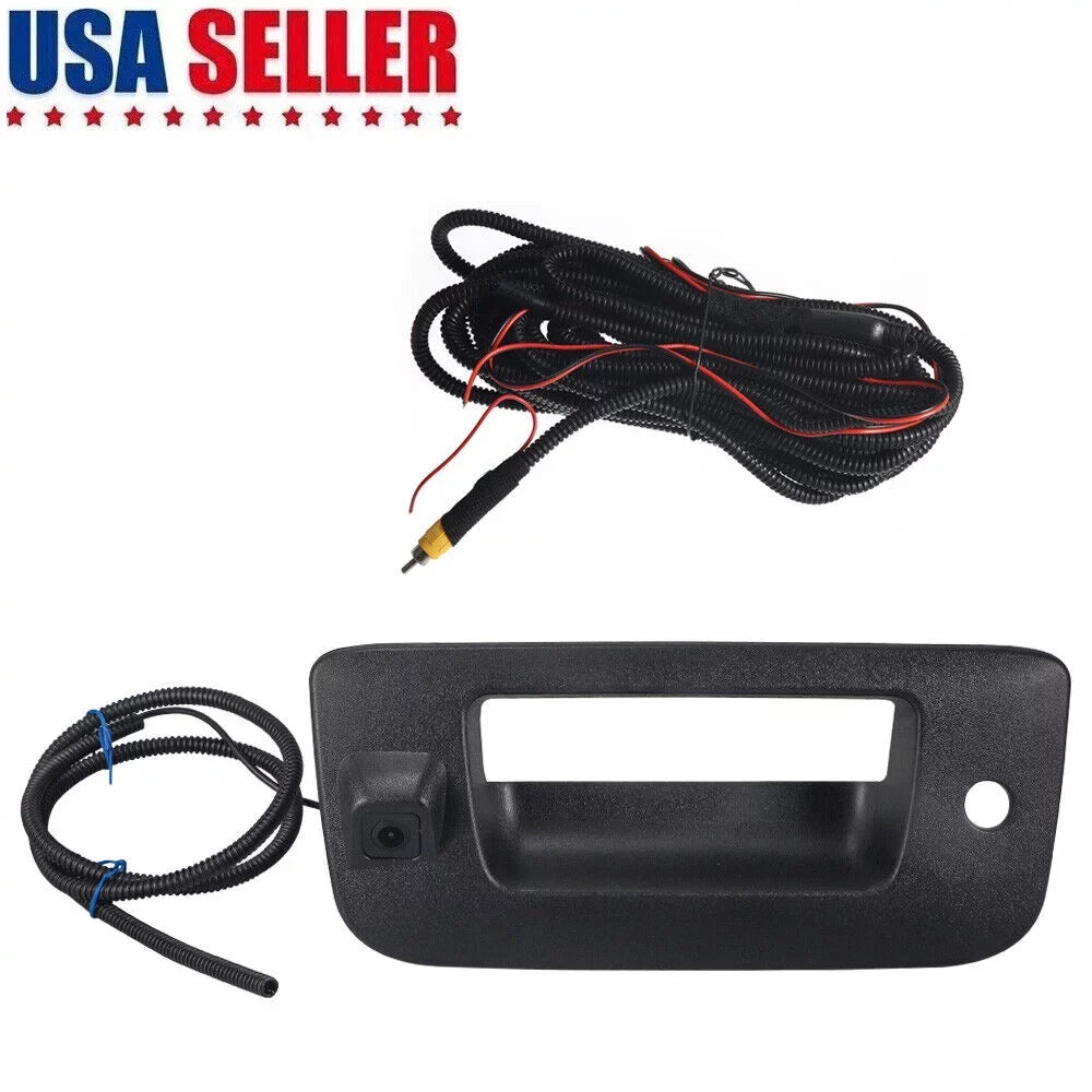 Chevy with 07-13 View Rear Compatible Silverado/GMC JahyShow Camera Tailgate Sierra Handle -