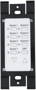 Controller, Line, DHC Green White Switch Leviton 2-Way HXC7S-1TW Dimming Communication, Dim/Bright, Seven-Scene Address, Off Mounted Wall Scene 12