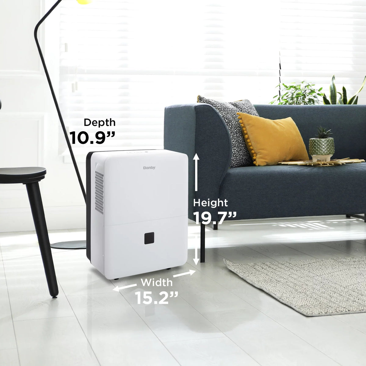 22 Dehumidifier Danby DDR020BJWDB-ME in White Pint