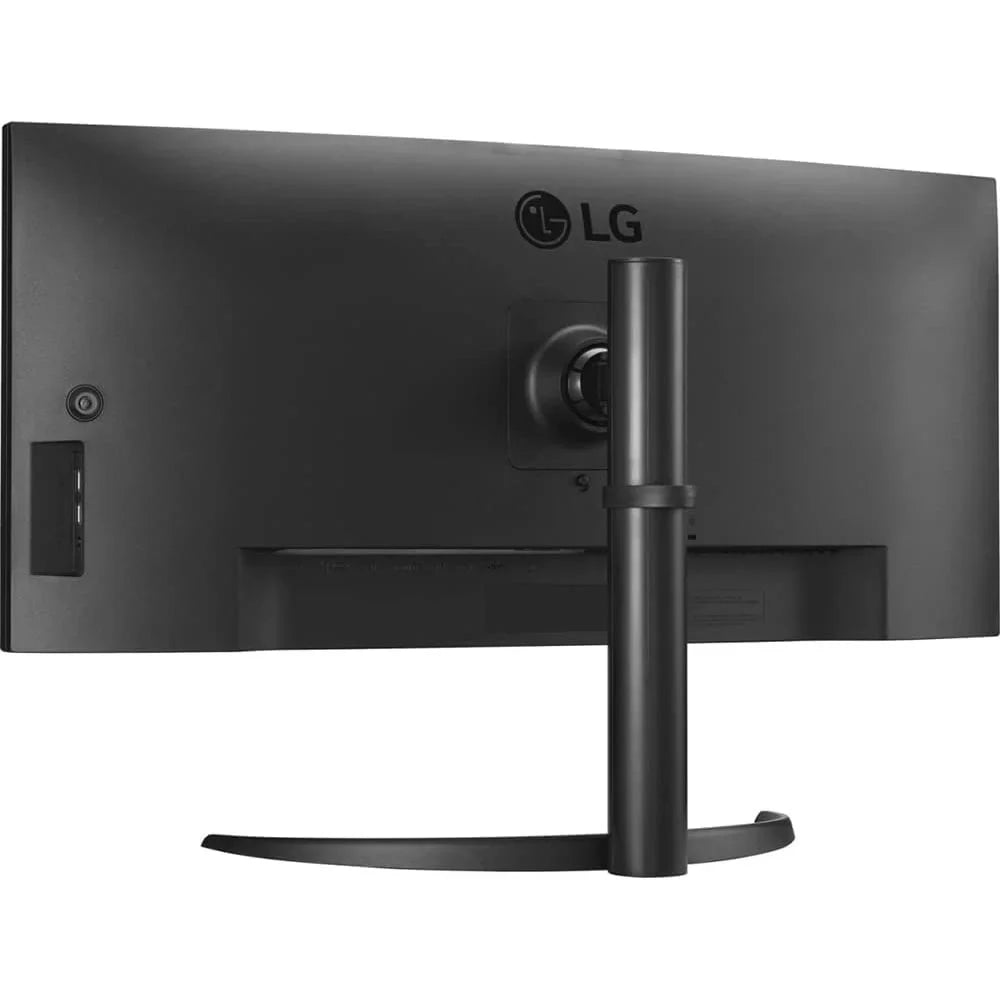with LAN Box Open and (RJ-45) 34" QHD Curved 10 USB HDR Type-C Built-in-KVM-Monitor 34WQ75C-B IPS UltraWide LG