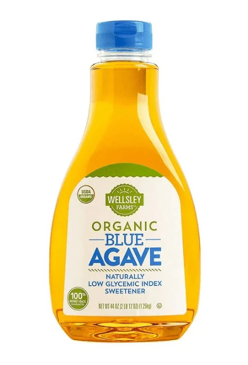 Agave, 44 Blue oz.- Farms Liquid Organic Wellsley Sugar Substitutes