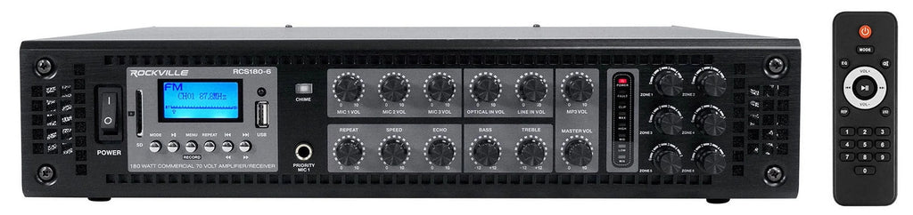 5.25" Wall+6.5" Speakers+Amp 4) JBL Black Restaurant/Cafe/Bar Ceiling Commercial