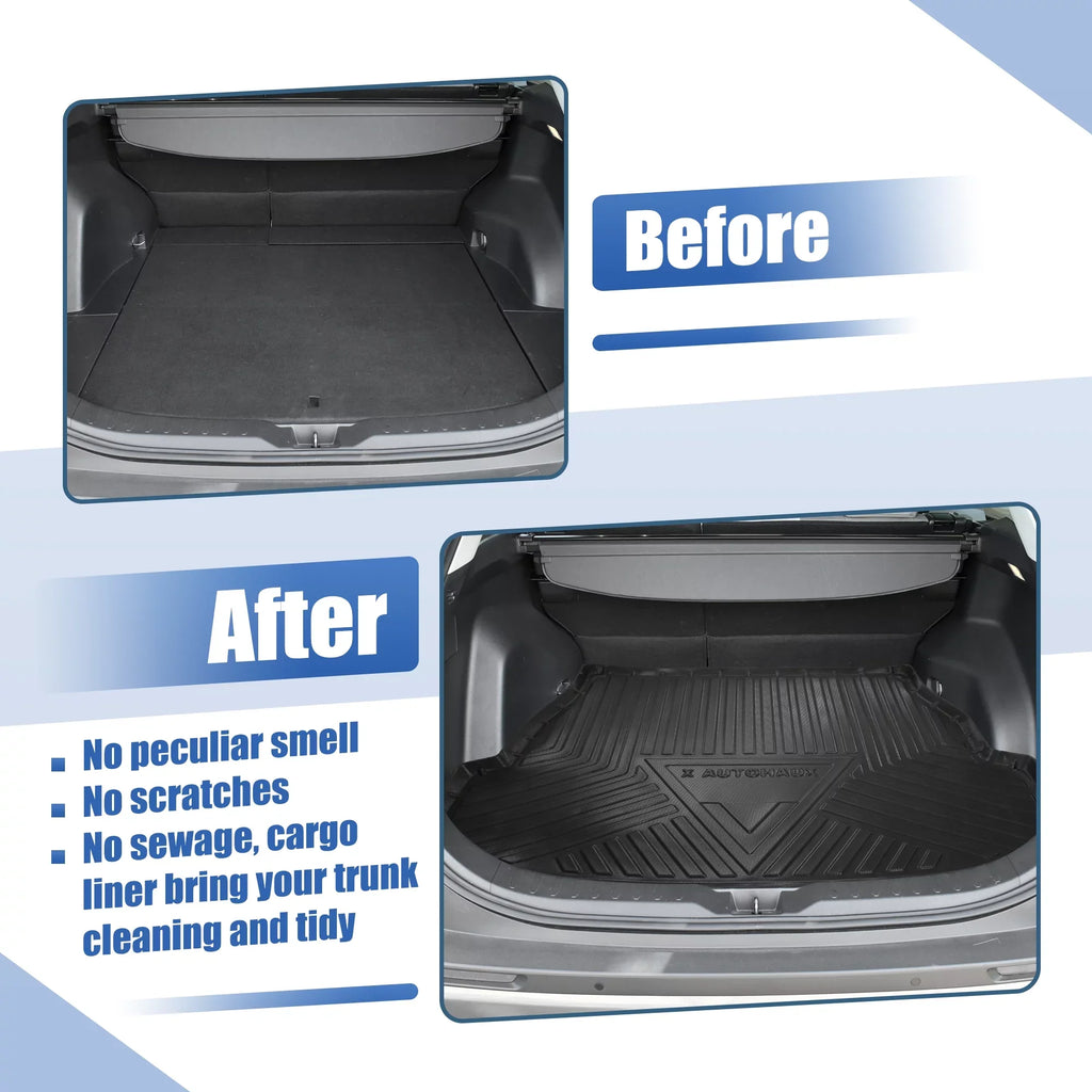 Protector Trunk Toyota Cargo Bargains Mat Trunk Unique 2019-2022 Floor for Waterproof Cargo Tray Liner Cargo RAV4