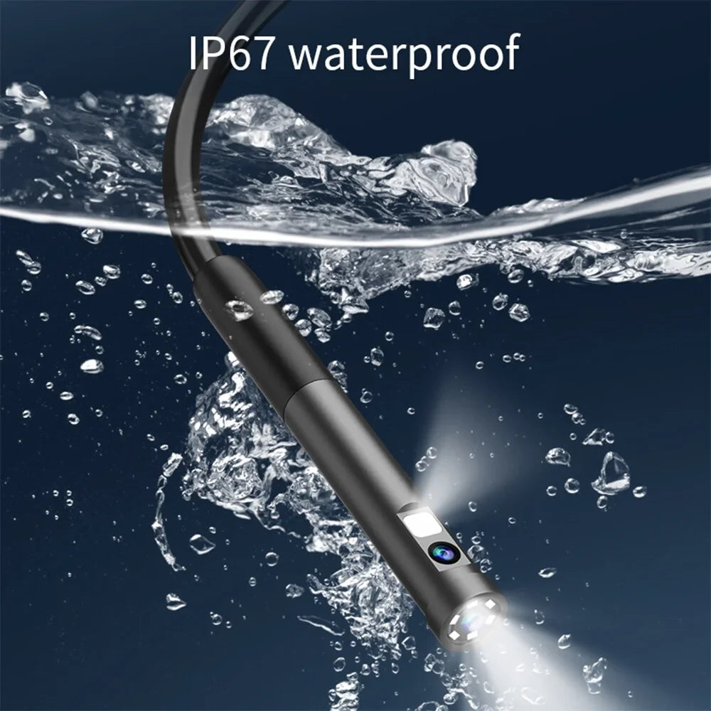 Android Built-in Inspection Waterproof Camera LED 7.9mm IOS Borescope Mobile for Lights Adjustable Type-C Endoscope IP67 Phone
