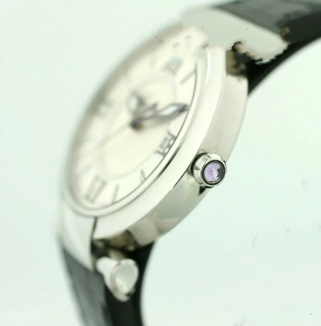 Quartz Black W/B/P ImperialE 36mm Leather Swiss Chopard Watch Steel Women's 8532