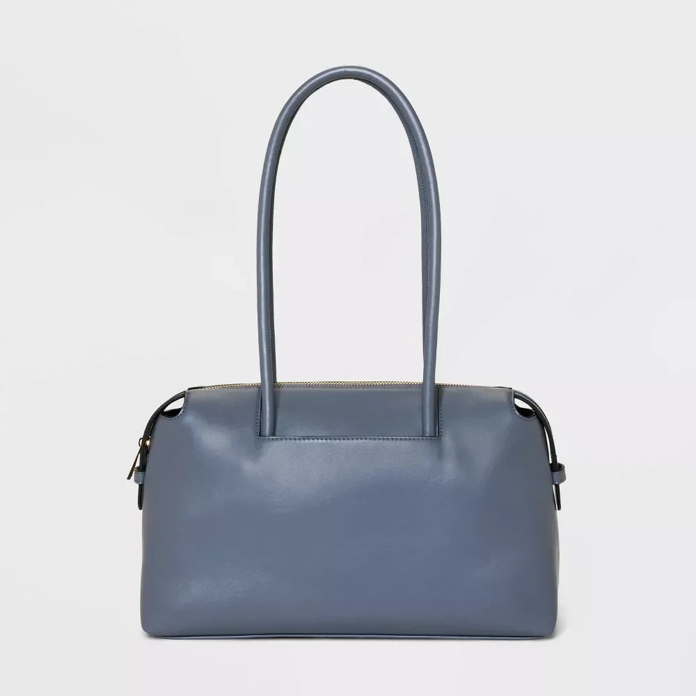 Handbag Day Gray - New Bowler West Shoulder East A