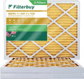 Furnace Air 12x16x2 Filters Filterbuy (3-Pack) AC Pleated HVAC MERV 11