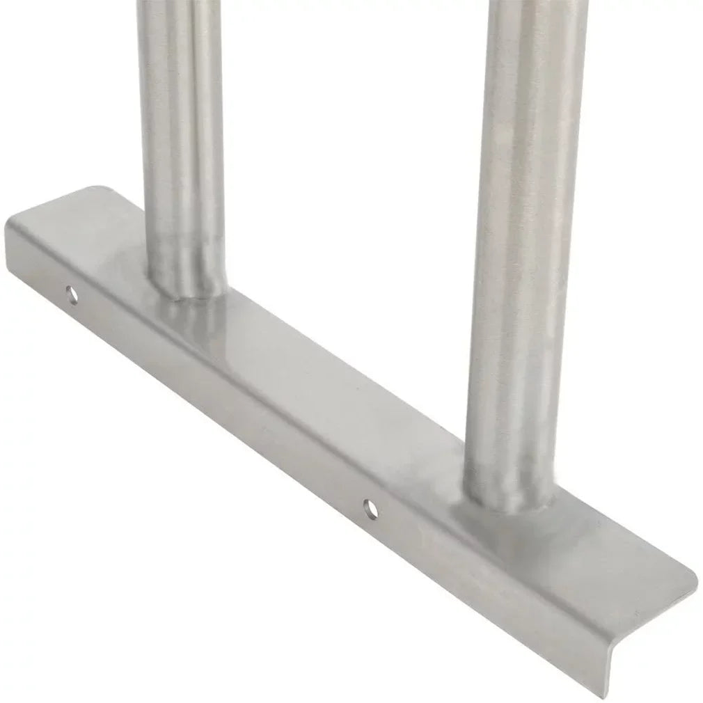 With Shelves Overshelf Tier Prep Wide & x 12" Work Metal Stainless | Table Kitchen 18" Combo Shelving | Steel Double Table Two 30"