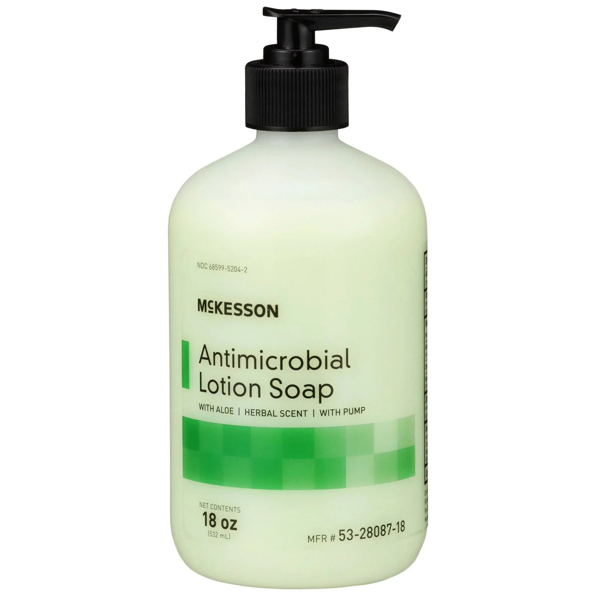 Hand Antimicrobial Scent, 18 McKesson - Ct Lotion 12 oz, Herbal with Aloe Soap