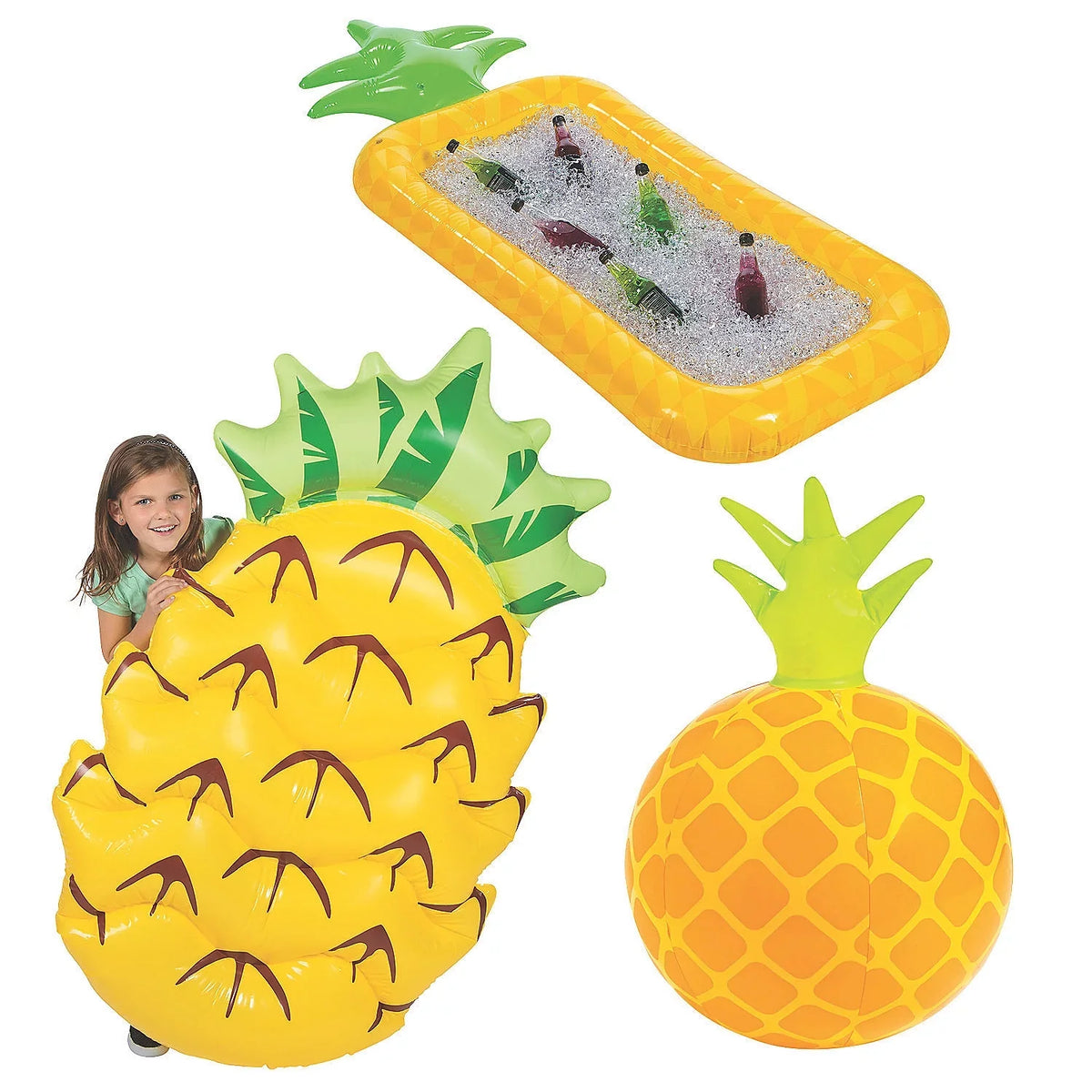 Inflatables 14 Pc - Pineapple Kit