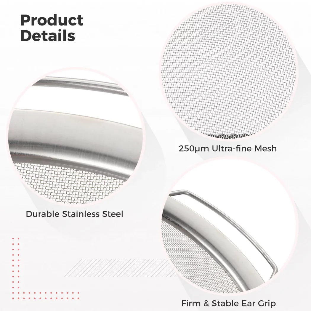 Paint, for Strainers, Paint Seeds 5 11.4” 2PCS 250μm Ink, Buckets, Paint Filters Strainer Gallon Mesh Ultra Filters Stainless Steel Impurity Latex, for Fine Meshes, Honey, Tiny Paint
