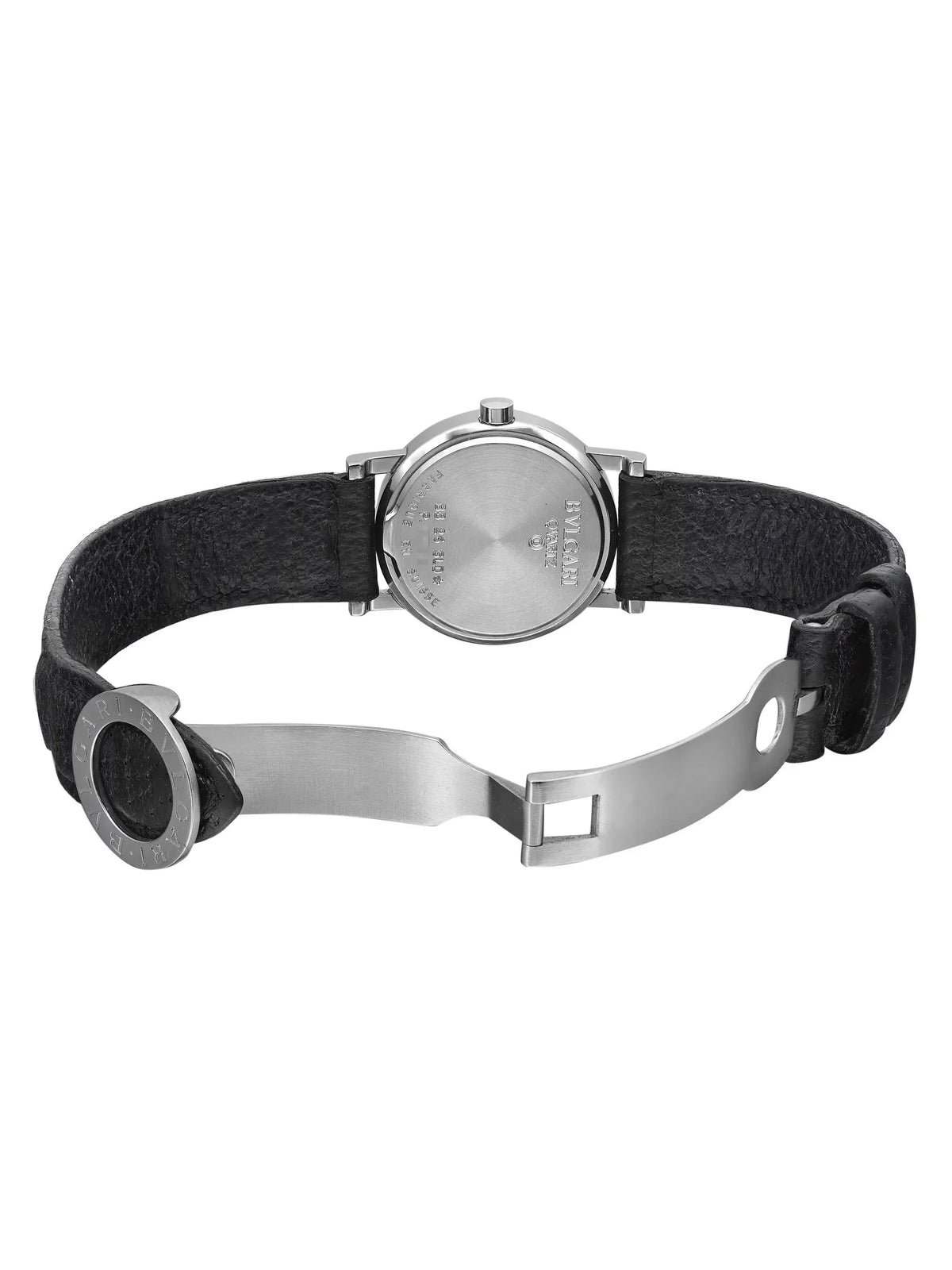 Bvlgari 26mm Dial Watch Steel Quartz Black SLD Bvlgari Ladies BB 26