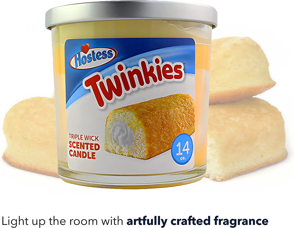 Candle, Perfect 14 oz.| Triple Scented Twinkies or for Aroma Living Jar Tooth Room for Nostalgic | Hostess Wick Sweet Kitchen