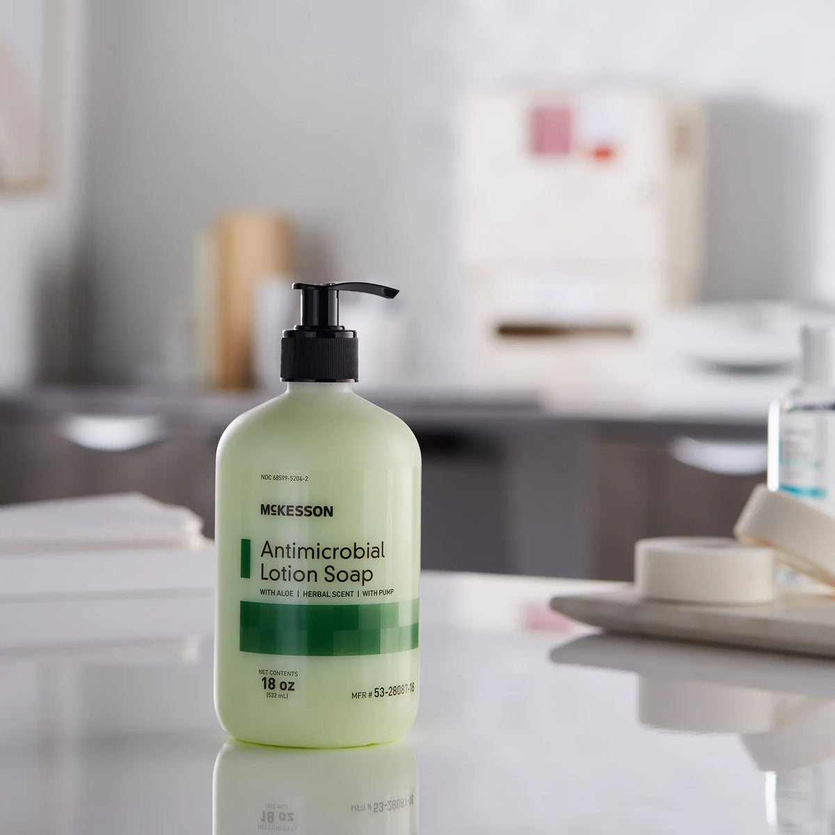 Hand Antimicrobial Scent, 18 McKesson - Ct Lotion 12 oz, Herbal with Aloe Soap