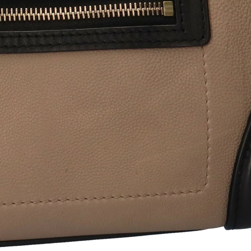 Celine Pre-Owned Beige Leather Shopper Handbag Ladies Micro (Good) Luggage