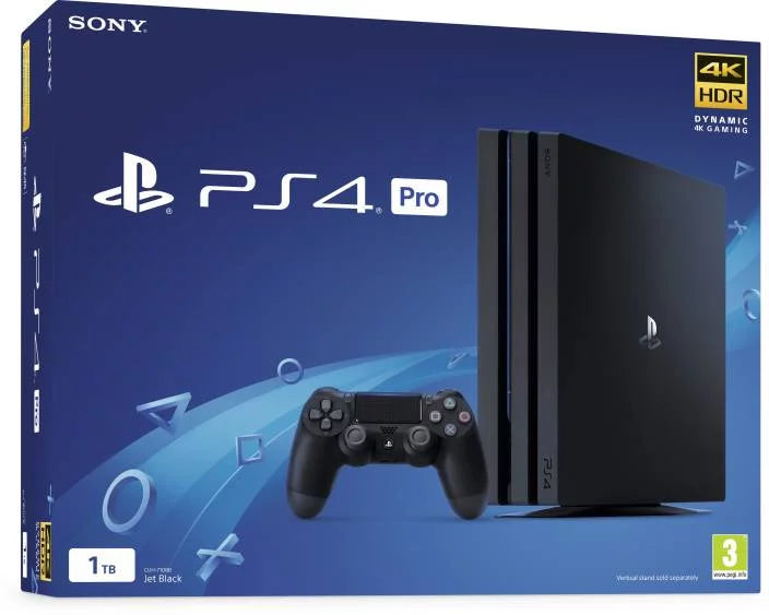 New PlayStation Black, With Cleaning Console Headset PRO Gaming 4 1TB Like Kit