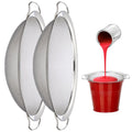 Paint, for Strainers, Paint Seeds 5 11.4” 2PCS 250μm Ink, Buckets, Paint Filters Strainer Gallon Mesh Ultra Filters Stainless Steel Impurity Latex, for Fine Meshes, Honey, Tiny Paint