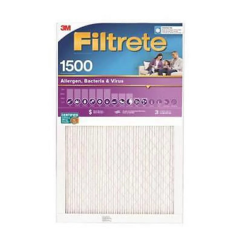 20 x 12 (Pack 4) 3M in. Filter x 1 in. in. 10 H Air MERV W of Pleated D Filtrete