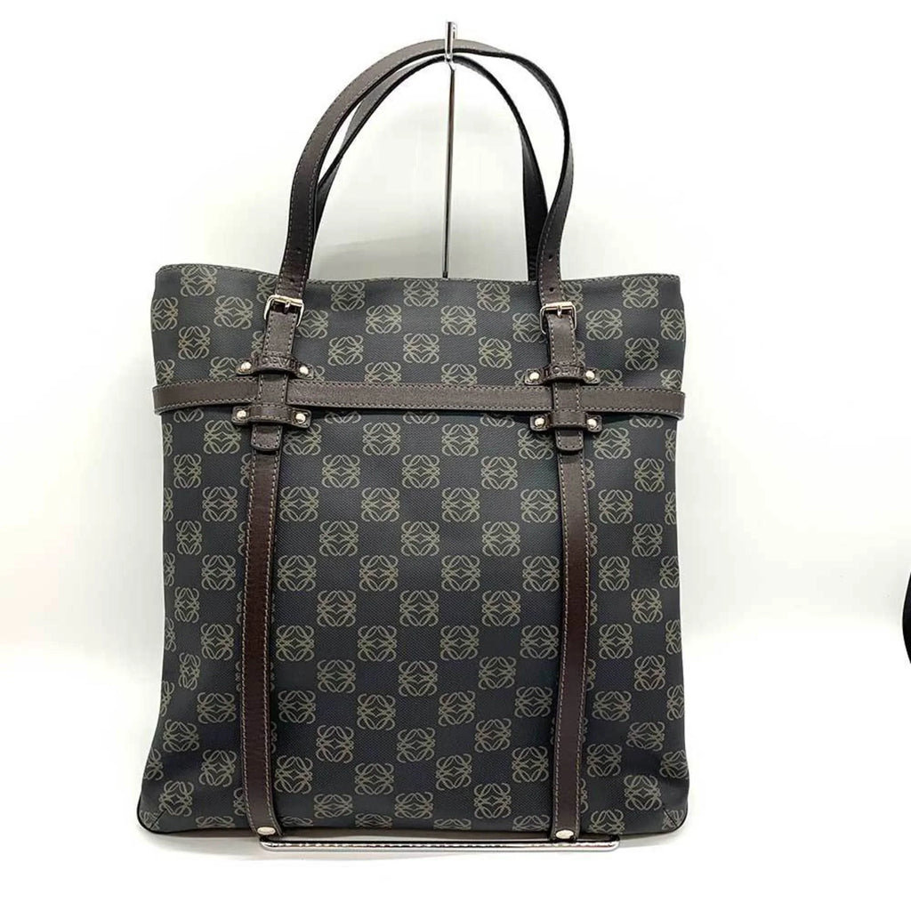 (Good) Pre-Owned x Gray Bag Tote Brown LOEWE Anagram
