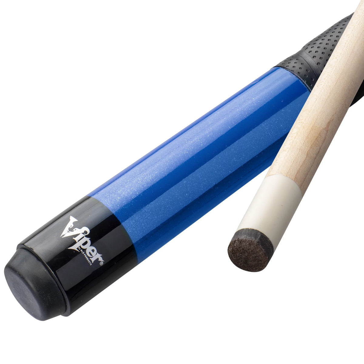 Ounce Grip Viper Pro 2 58" Cue, 21 Sure Blue, Billiard/Pool Piece,
