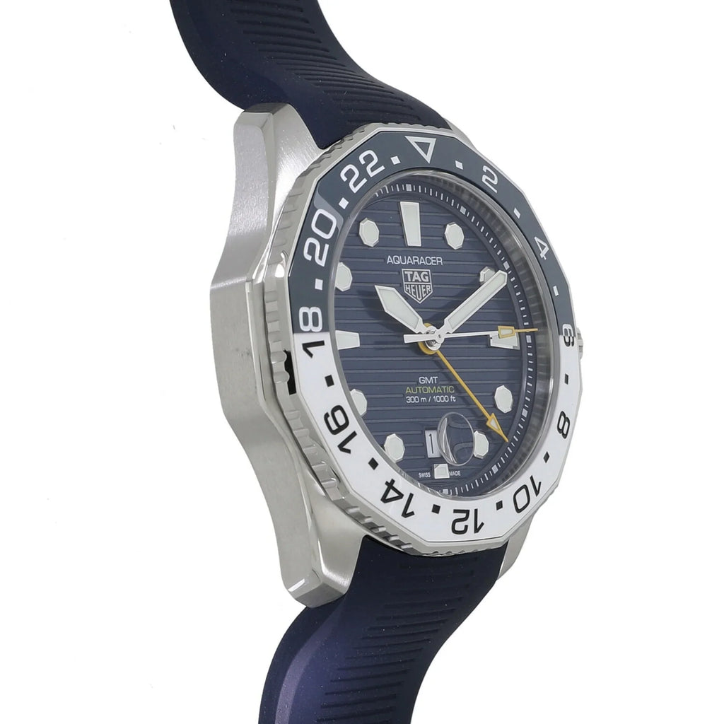 300 Blue (New) Aquaracer WBP2010.FT6198 GMT Heuer Pre-Owned Caliber Professional Men's Tag Watch 7