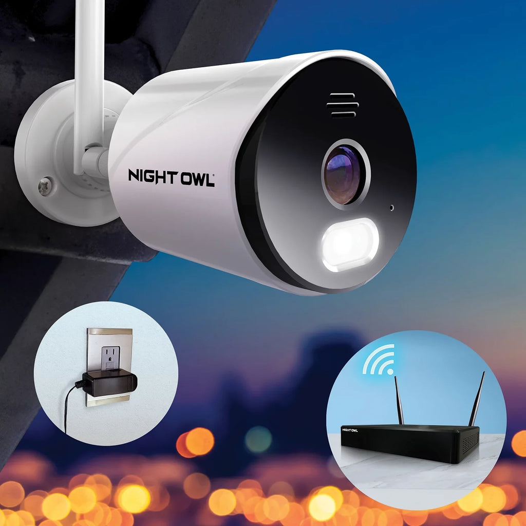 Drive Wi-Fi 4K with NVR Spotlight Night Hard Channel Cameras 1TB 4 10 Wi-Fi HD 1080p Owl and IP
