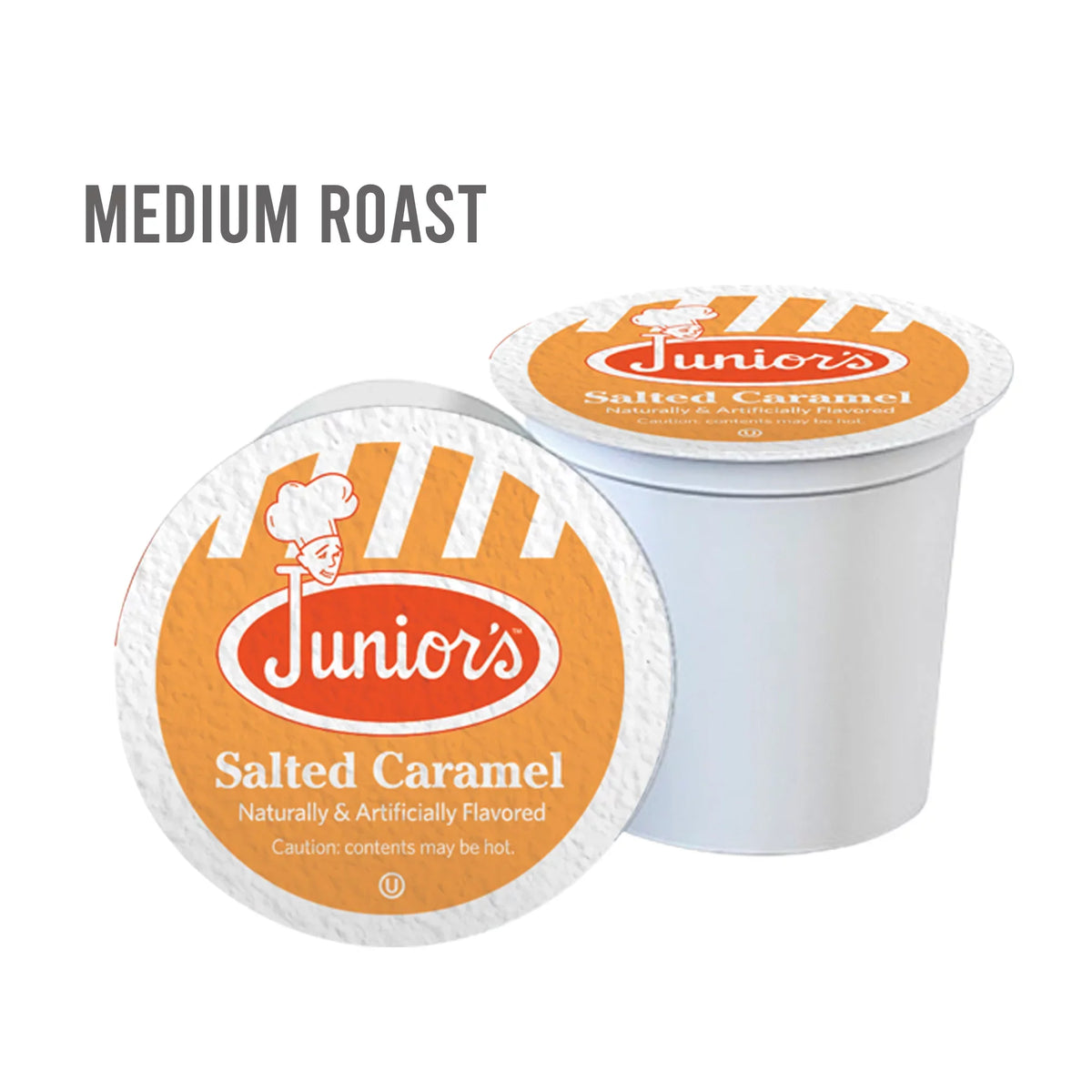 18 4 Salted Junior's Fabulous ct each Caramel, Cups boxes Most Medium Roast Serve Single