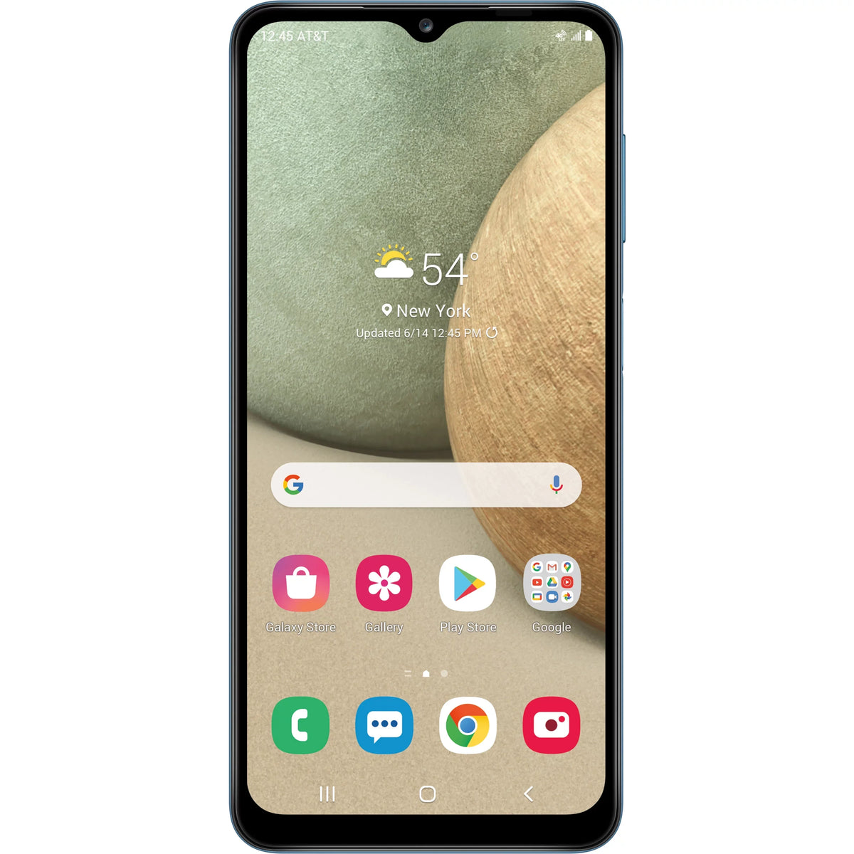 32GB, - Prepaid AT&T Smartphone Galaxy A12, Blue