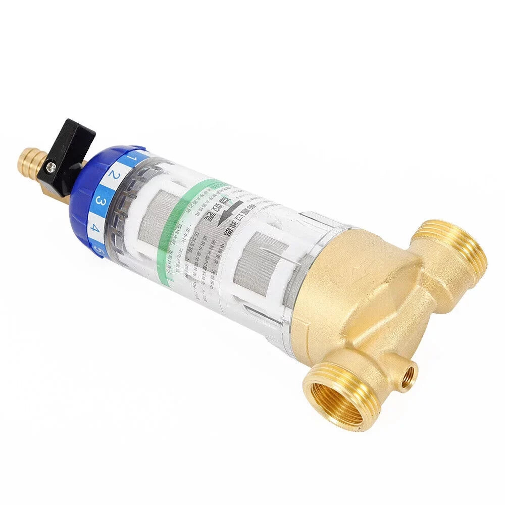 Down liquid Spin Filter Reusable Mesh Filter Sediment 3/4" 50℃ Inch liquid System
