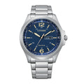Citizen Stainless Men's Eco-Drive AW0110-58L Classic Watch Dial Blue Steel