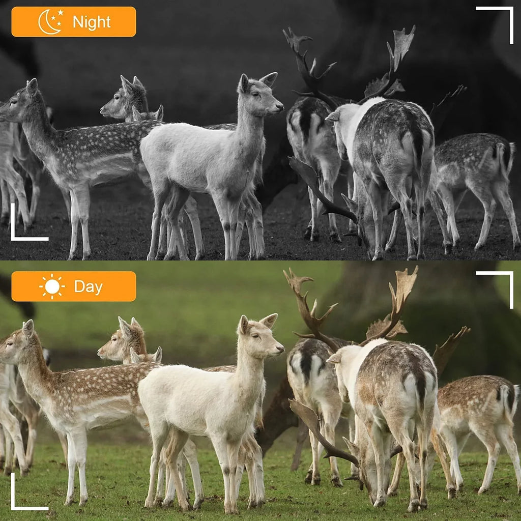 Game Camera Activated Night & Picture Phone View Hunting for Waterproof Photo Video Cell Wireless 30MP Trail & Home Lapse Security, Wildlife on Motion Real Video Vision 4K Time WiFi &