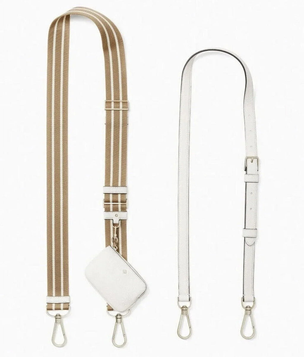 Kate Crossbody Pebbled + Zip Leather Pouch Rosie Bag Large Spade Parchment