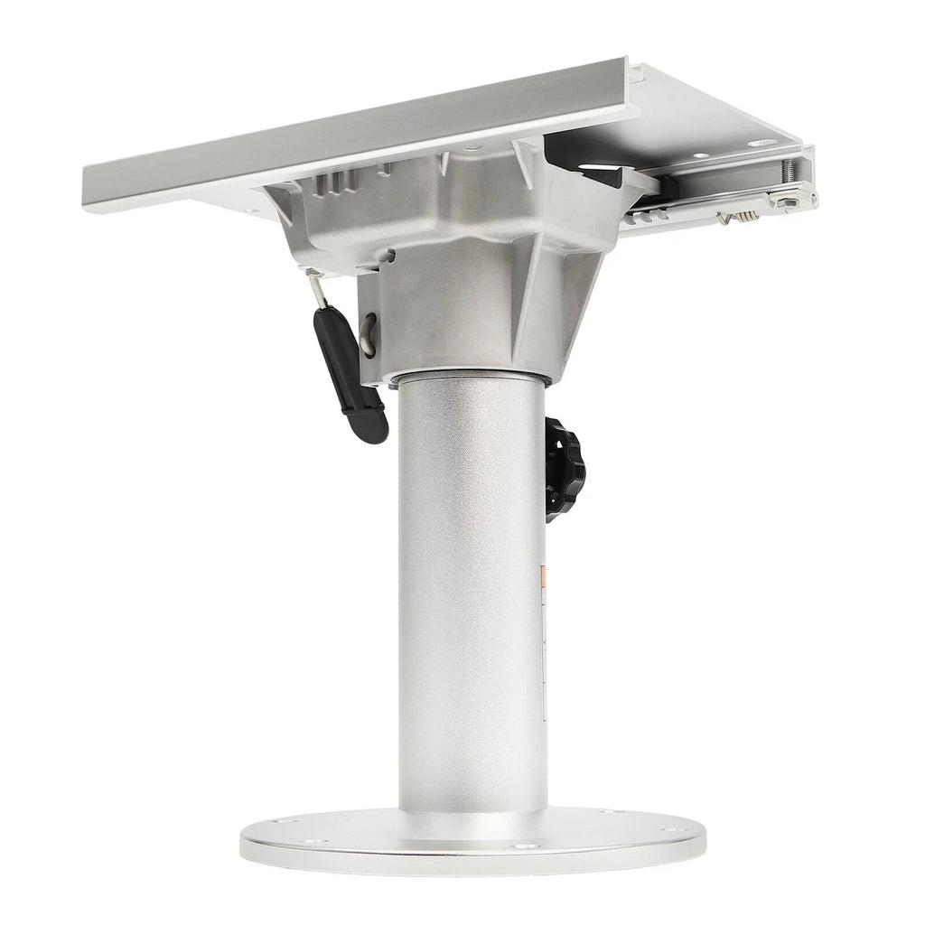 Boat Boat Chair Base Alloy with Seat Pedestal Aluminum Slide Adjustable Height
