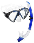 Mask Phantom Cancun Aquatics Blue Combo, Snorkel