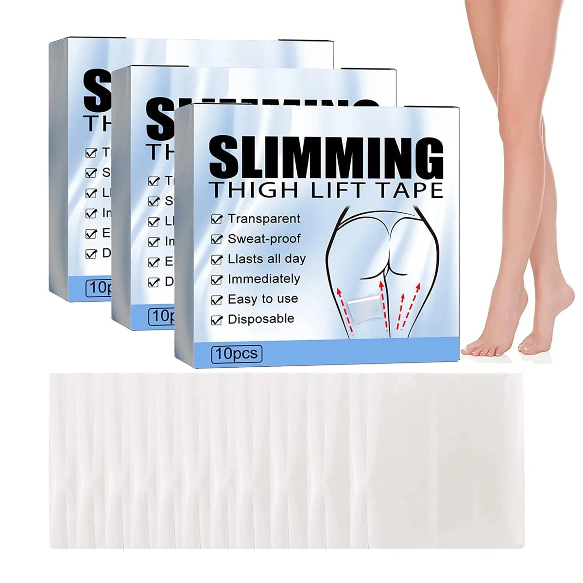 Thigh Sculpting Collagen Patch Eelhoe Thigh Lazy Tape, Lift Essence Tightening Patch,