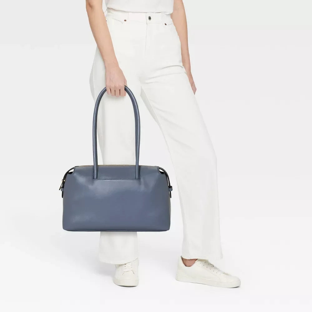 Handbag Day Gray - New Bowler West Shoulder East A