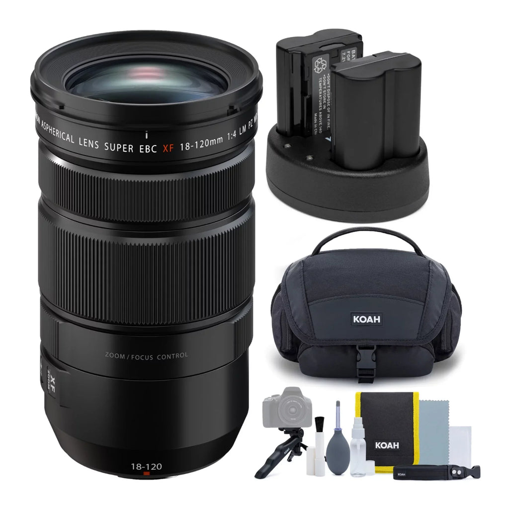 Lens PZ f/4 with LM Fujifil Bundle XF WR Battery Fujinon and 18-120mm Charger