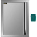 BBQ in. Silver Vevor x BXGCGMXKSKM17X241V0 24 Door, Access 17