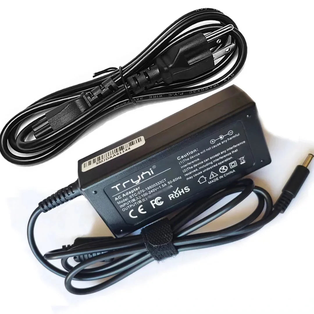 Power 3452 W12C Cord 3459 AC 3464 24 Power PC Adapter for 3455 Desktop W15B 17 Charger 5775 New W17B Inspiron Supply