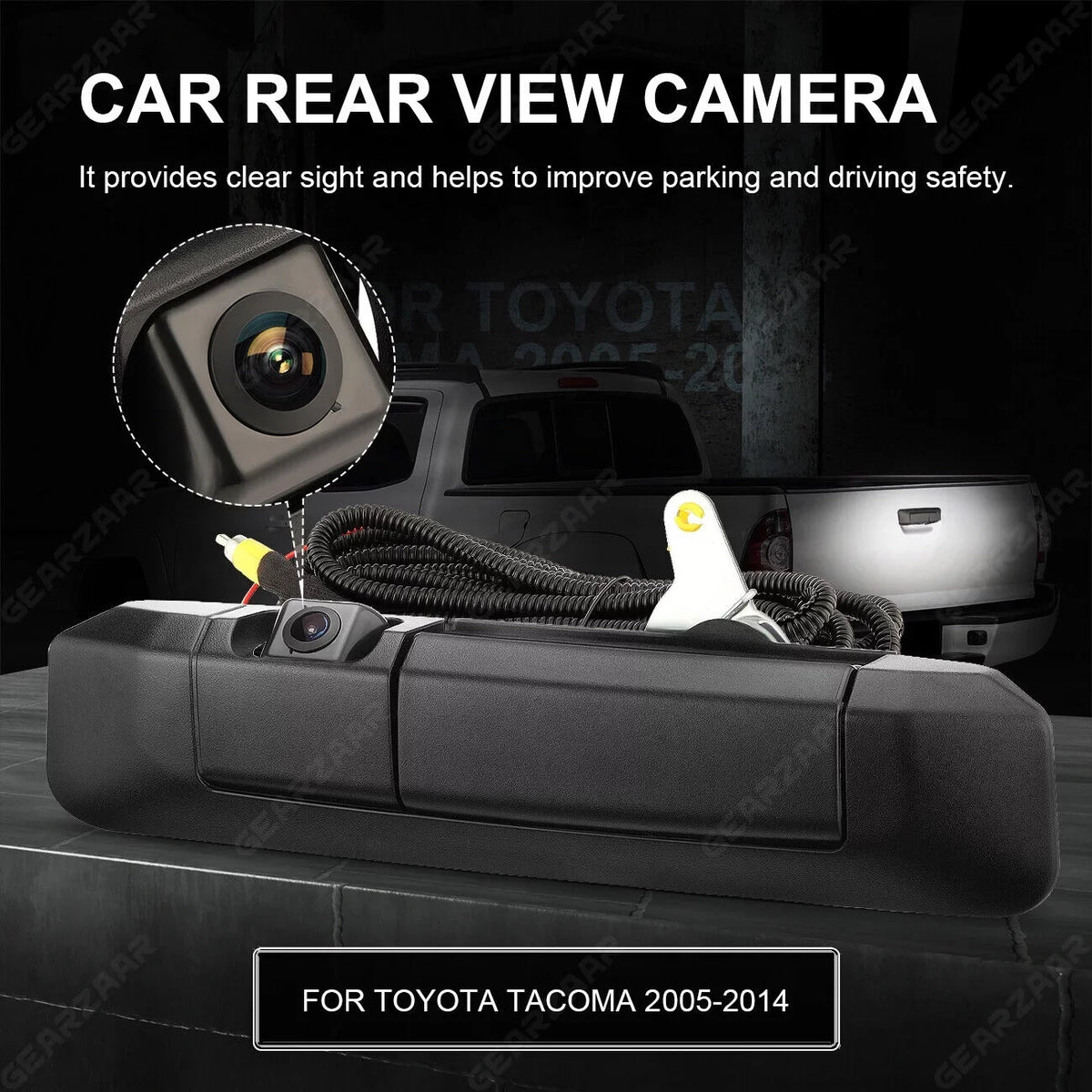 Tailgate Tacoma 2005-2014 For Toyota Handle with Camera 2007 2008 2006 Backup 09